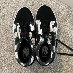 Floral Low Top Black Vans